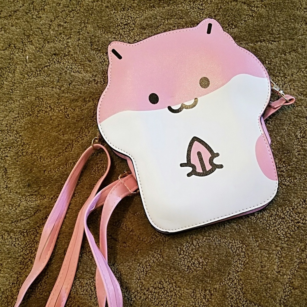 NWOT Pink Hamster Bag